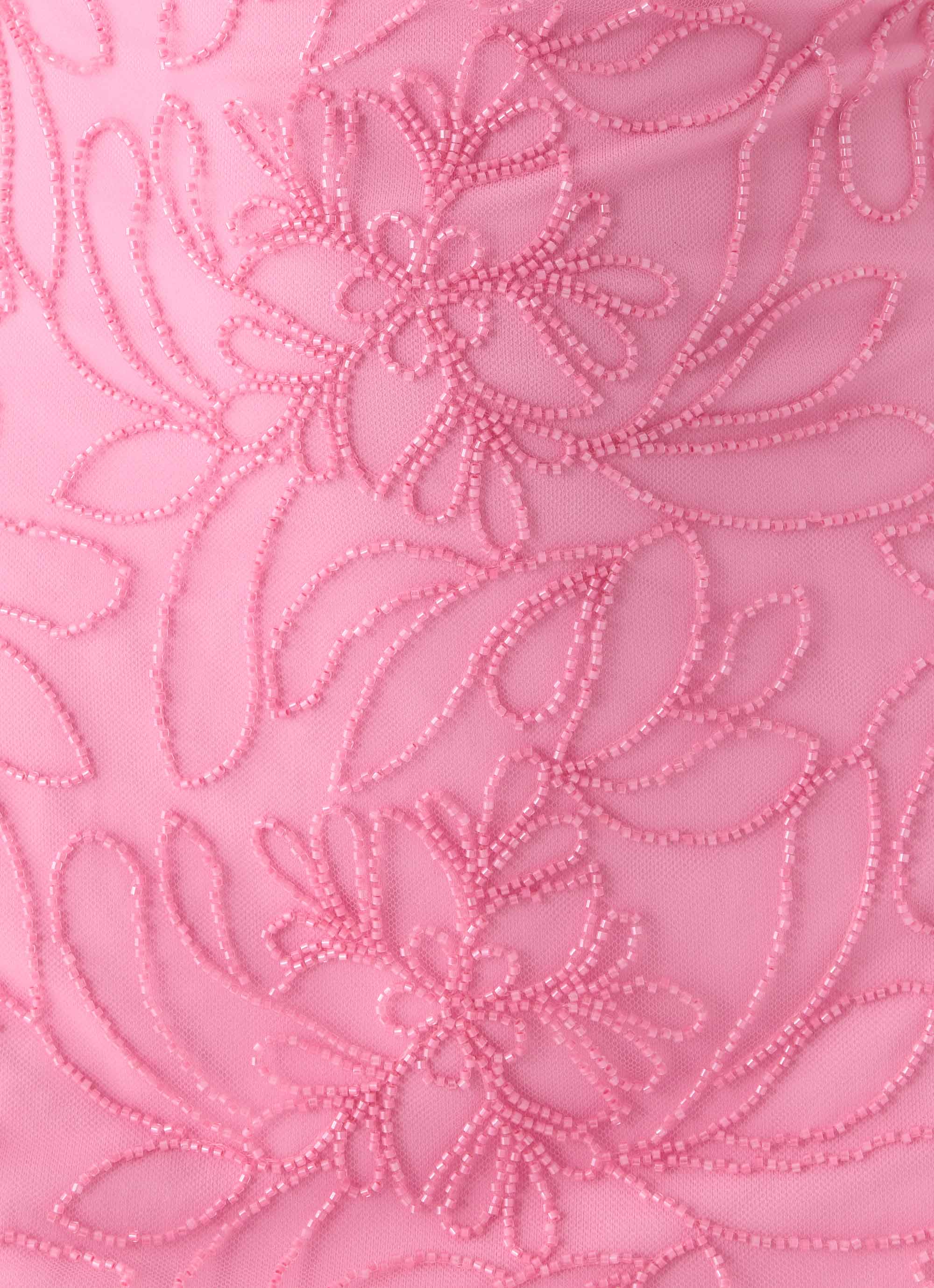 Dangerous Kind Beaded Mini Dress - Pink